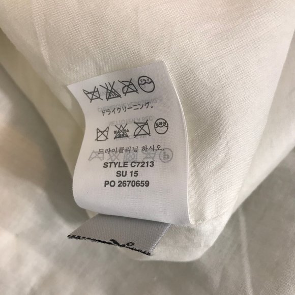 J. Crew Dip Dye Linen Dress Size S - Picture 5 of 7